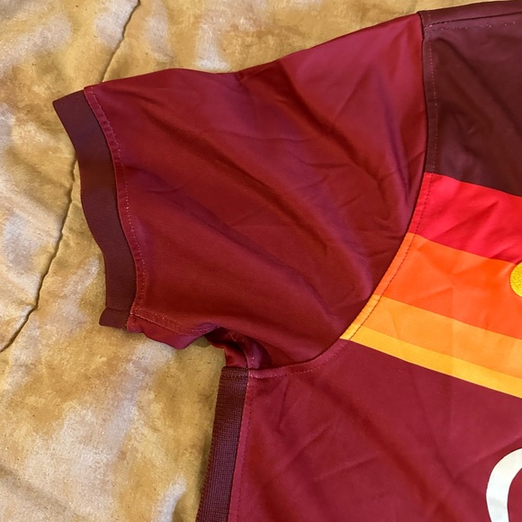 Roma Nike Dri Fit Maroon and Orange Jersey XL - Picture 7 of 15
